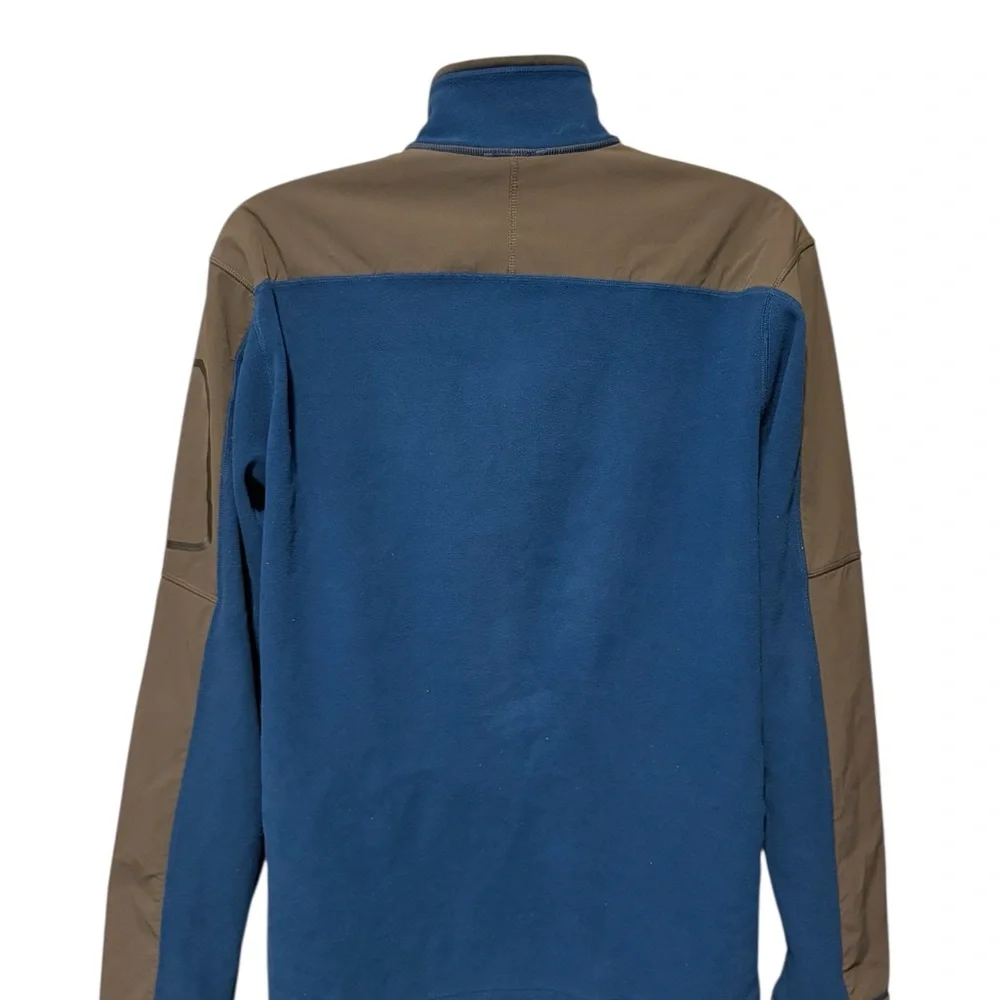 The North Face Men’s Blue 1/4 Zip Mock Neck Fleece Shirt/Jacket Large
